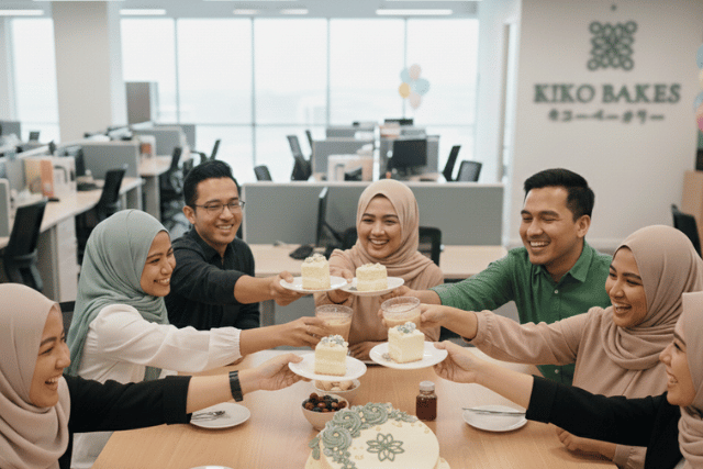 kue ulang tahun kantor